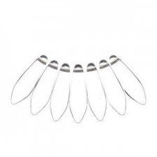 Czech Glass Daggers Perlen 5x16mm Crystal